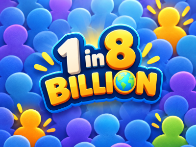 1 In 8 Billion background