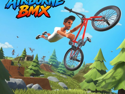 Airborne BMX background