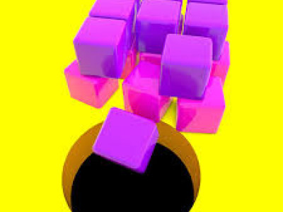 Color Cube Hole background