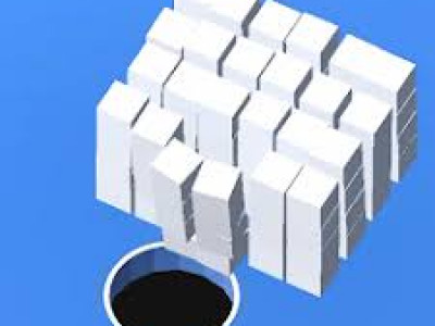 Hole 3d Color Block Game background