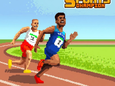 Retro Sports Champion background